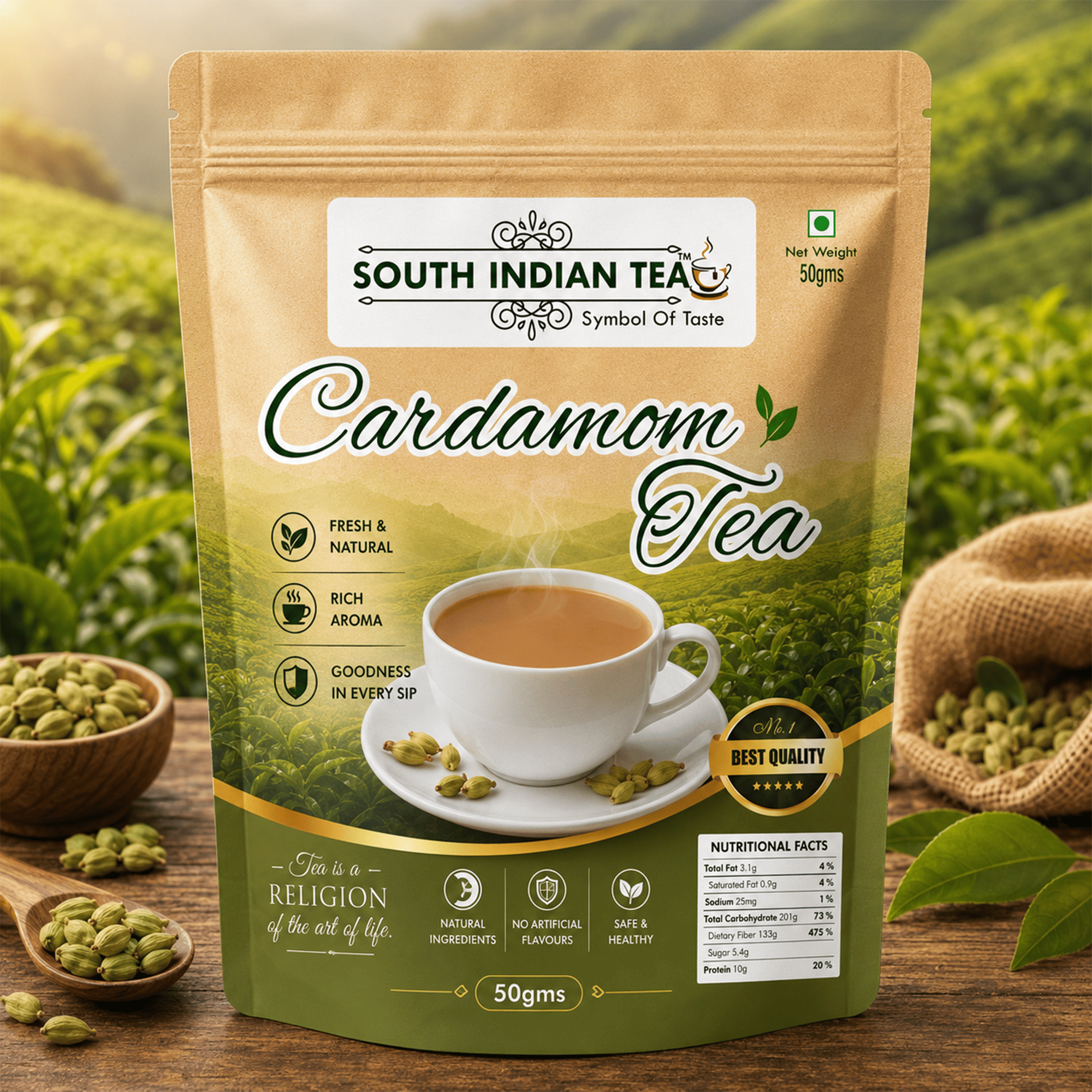 Cardamom Tea